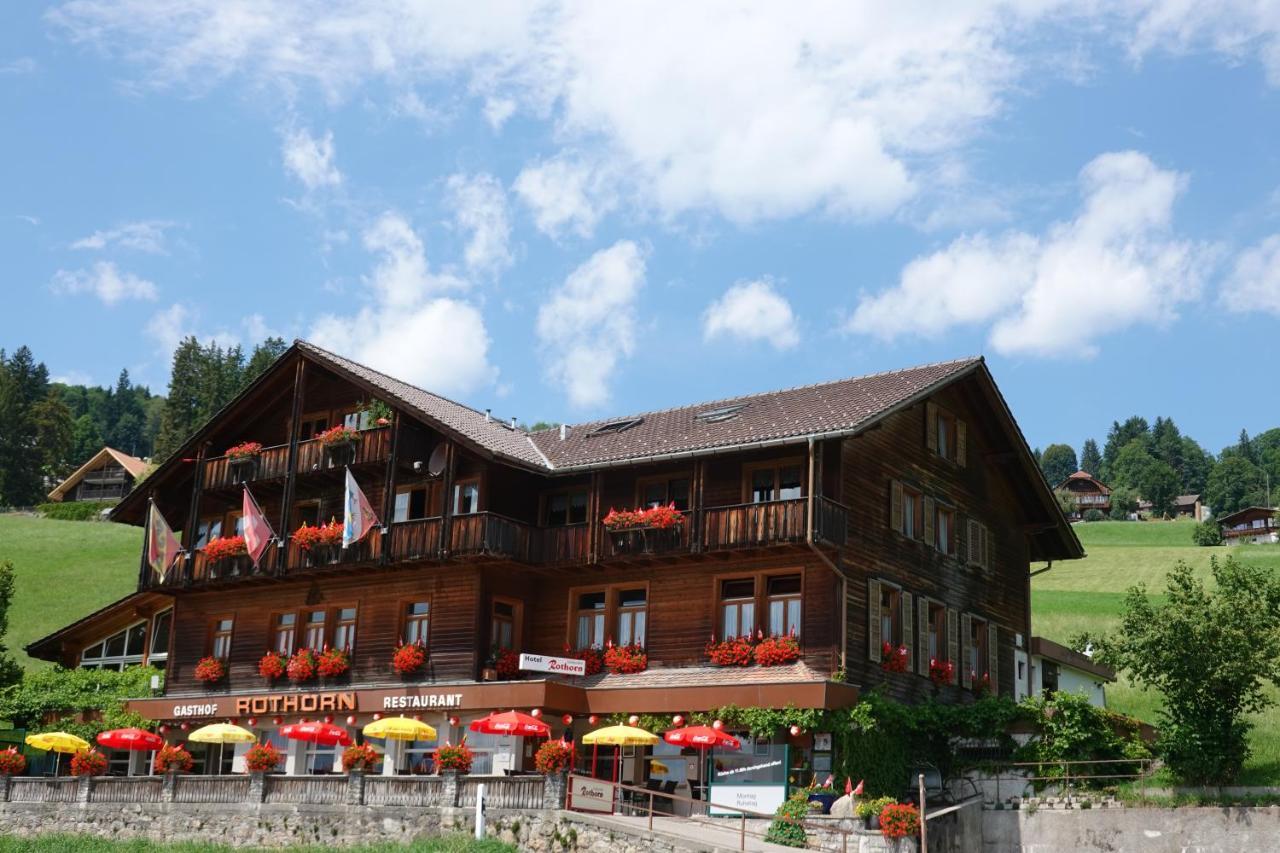 Hotel Rothorn Vintage-Style Sigriswil Exterior foto